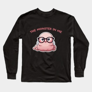 the bookworm monster in me Long Sleeve T-Shirt